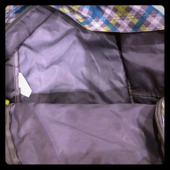 Plaid Roxy backpack - Picture 2 of 2